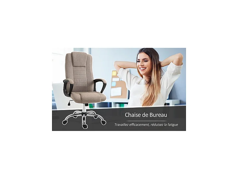 Fauteuil de bureau RAPHY beige