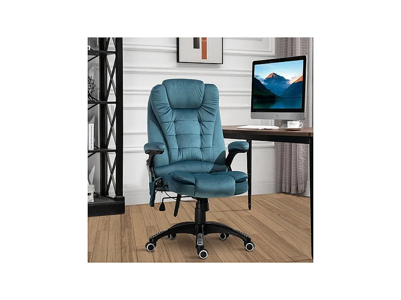 Fauteuil de bureau massant FORD Bleu