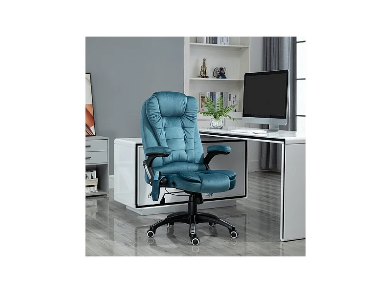 Fauteuil de bureau massant FORD Bleu