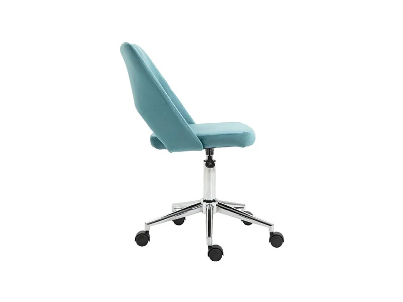 Chaise de bureau design VALERIA bleu canard