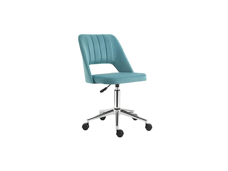 Chaise de bureau design VALERIA bleu canard