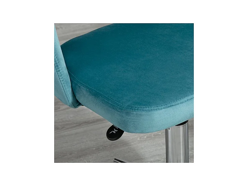 Chaise de bureau design VALERIA bleu canard