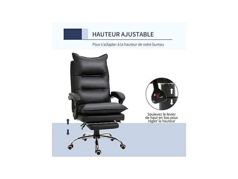 Fauteuil de bureau STAN Noir