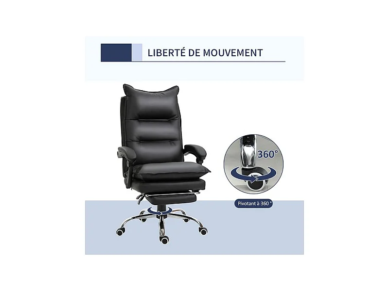 Fauteuil de bureau STAN Noir