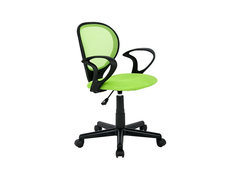 Chaise de bureau Zoe Verte/Noire
