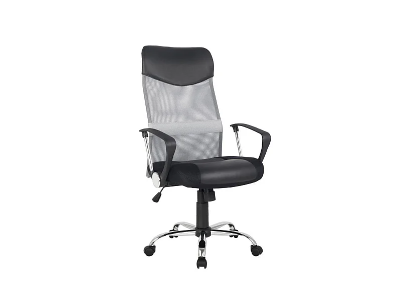 Chaise de bureau pivotante Tao Grise/Noire