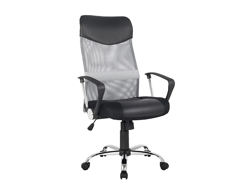 Chaise de bureau pivotante Tao Grise/Noire