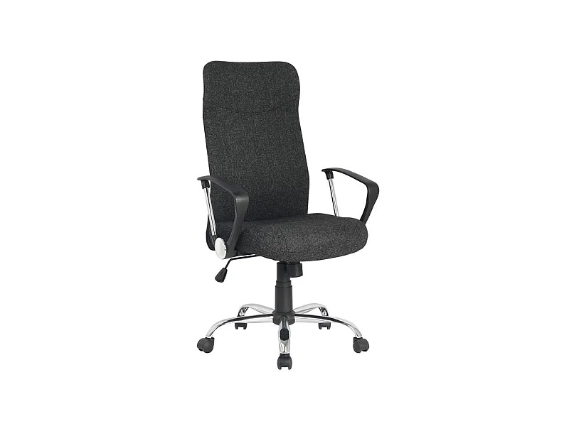 Chaise de bureau pivotante Tao Tissu Noire
