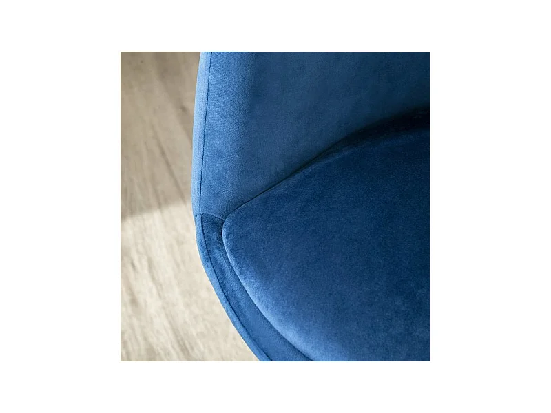 Chaise de bureau design WHEEL bleu roi