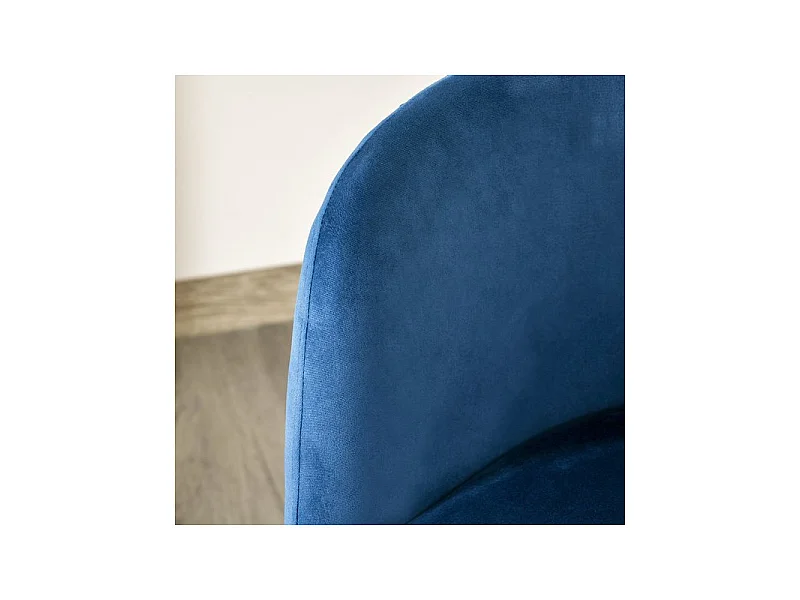 Chaise de bureau design WHEEL bleu roi