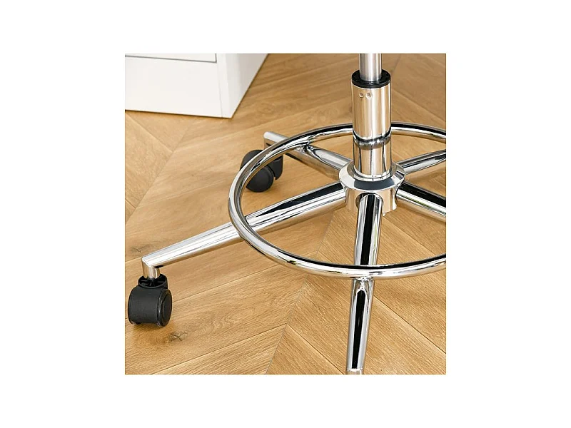 Chaise de bureau design WHEEL bleu roi