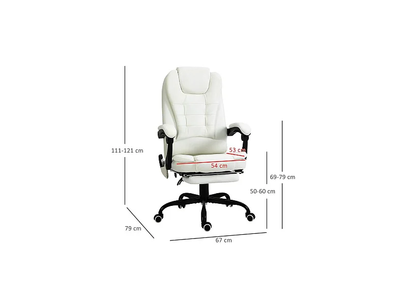 Fauteuil de bureau BOSS blanc