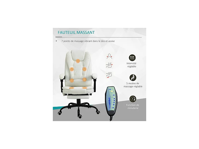 Fauteuil de bureau BOSS blanc