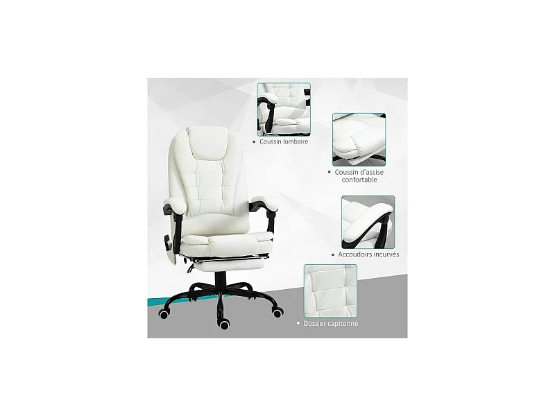 Fauteuil de bureau BOSS blanc