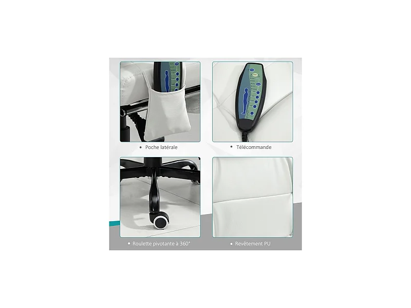 Fauteuil de bureau BOSS blanc