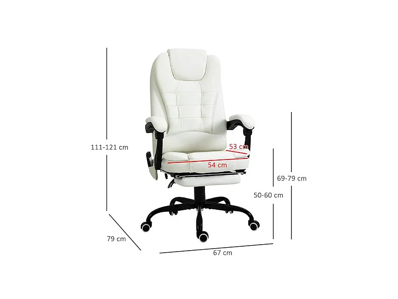 Fauteuil de bureau BOSS blanc