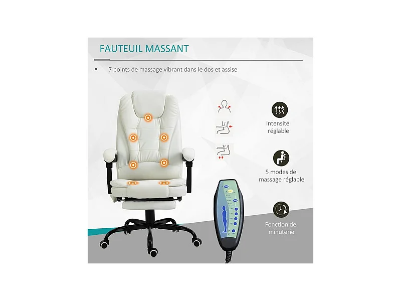 Fauteuil de bureau BOSS blanc