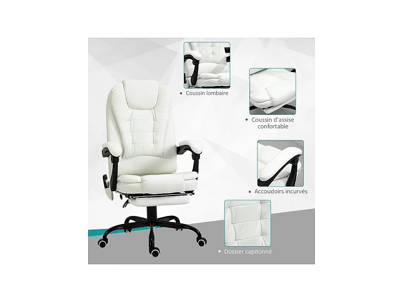 Fauteuil de bureau BOSS blanc