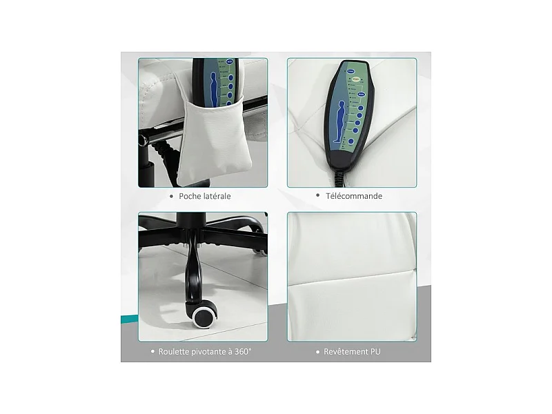 Fauteuil de bureau BOSS blanc