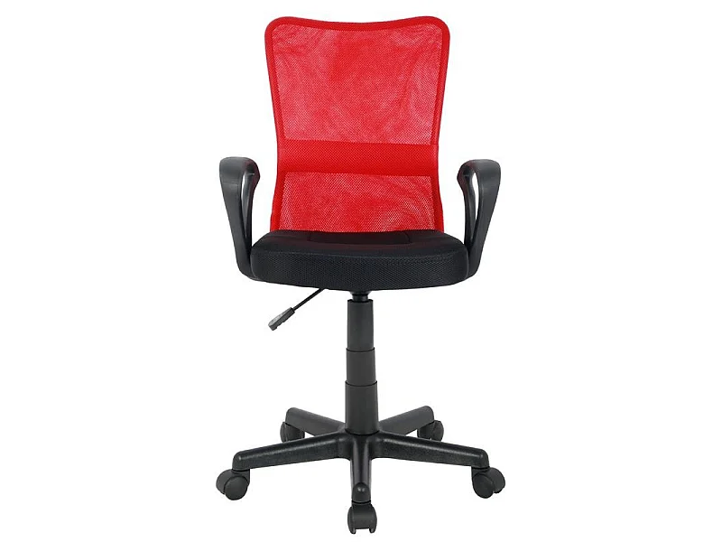 Chaise de bureau Mio Rouge/Noire
