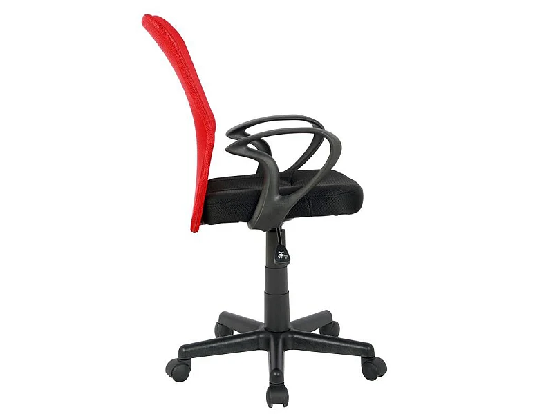 Chaise de bureau Mio Rouge/Noire