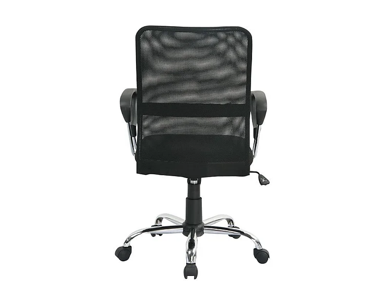 Chaise de bureau pivotante Santi Noire