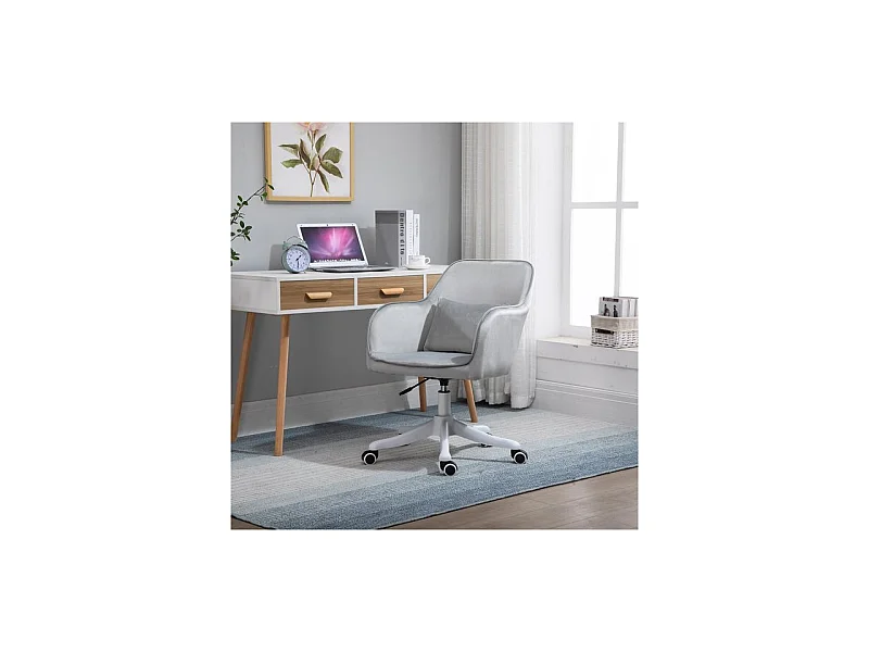 Chaise de bureau FACTORY Gris clair