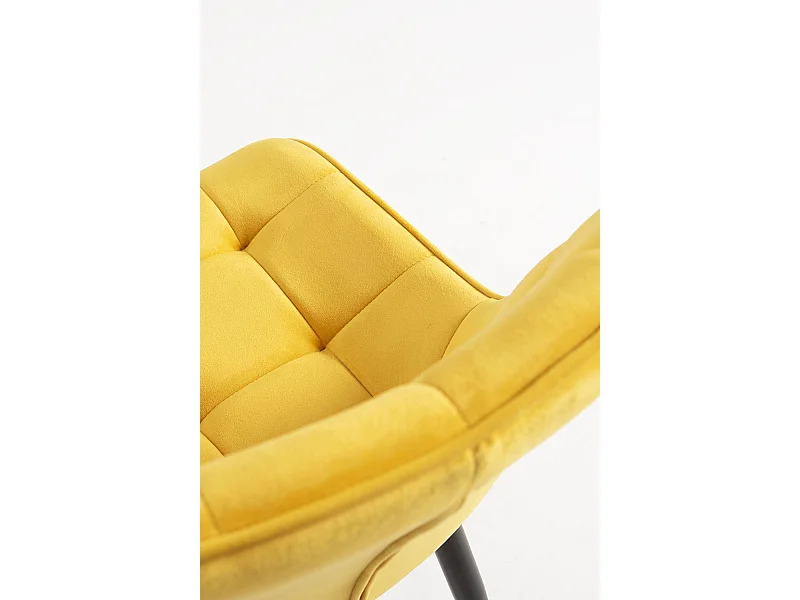 Packs Sillas Comedor - Pack 4 Sillas Cade Terciopelo - Amarillo