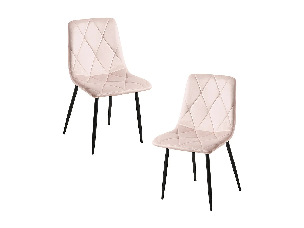 Packs Sillas Comedor - Pack 2 Sillas Lyke Terciopelo - Rosa