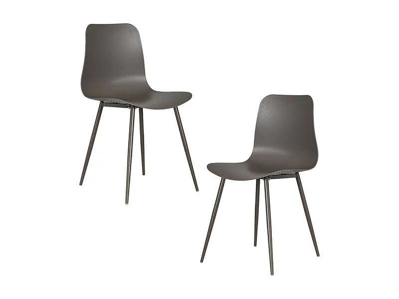 Packs Sillas Comedor - Pack 2 Sillas Bimi - Gris