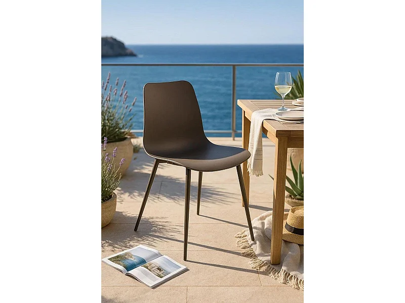 Sillas Comedor - Silla Bimi - Gris