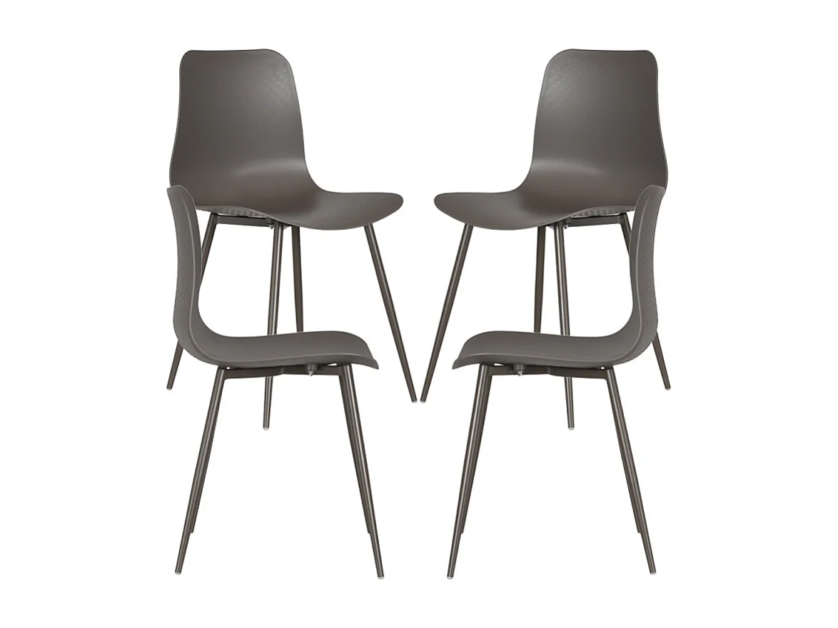 Packs Sillas Comedor - Pack 4 Sillas Bimi - Gris
