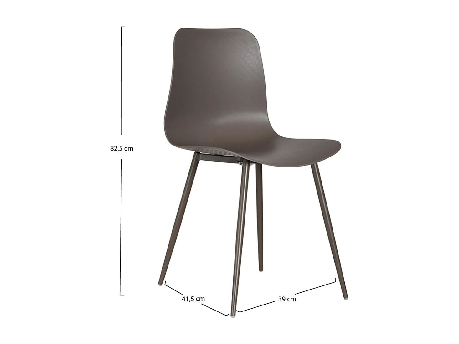 Packs Sillas Comedor - Pack 4 Sillas Bimi - Gris