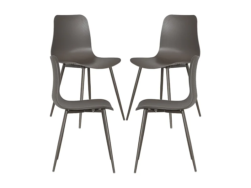 Packs Sillas Comedor - Pack 4 Sillas Bimi - Gris