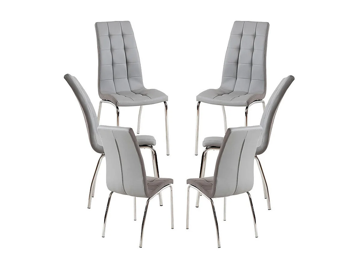 Packs Sillas Comedor - Pack 6 Sillas Liam - Gris claro