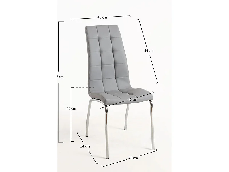 Packs Sillas Comedor - Pack 6 Sillas Liam - Gris claro