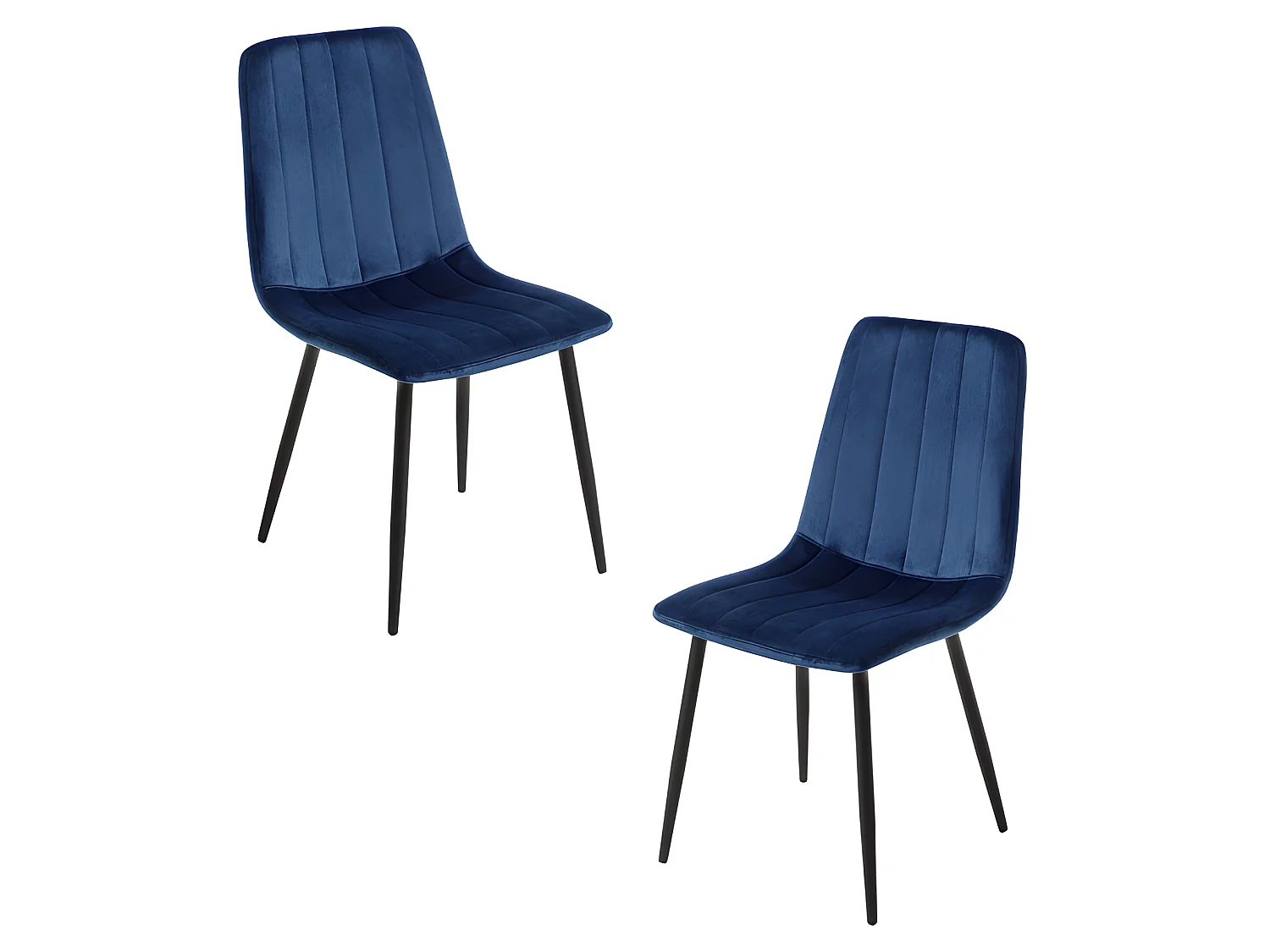 Packs Sillas Comedor - Pack 2 Sillas Liny Terciopelo - Azul