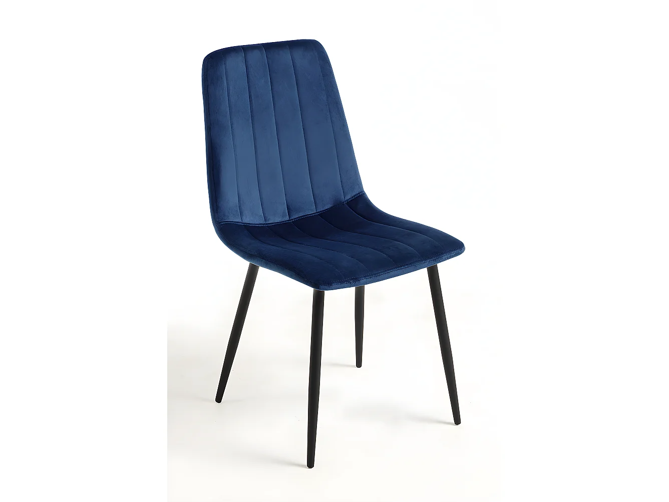 Sillas Comedor - Silla Liny Terciopelo - Azul