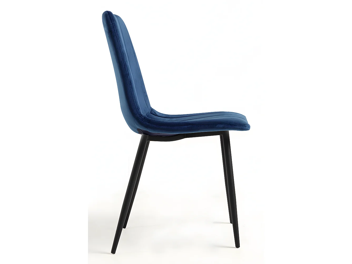 Sillas Comedor - Silla Liny Terciopelo - Azul