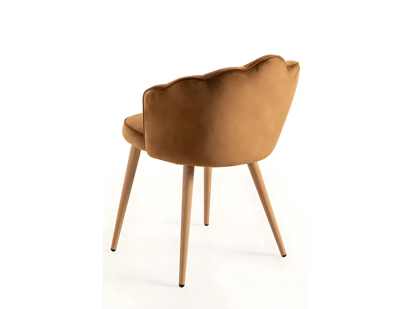 Packs Sillas Comedor - Pack 2 Sillas Blume Terciopelo - Marrón Claro