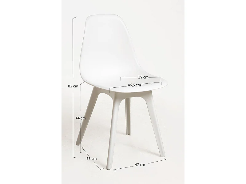 Packs Sillas Comedor - Pack 6 Sillas Kelen Suprym - Blanco