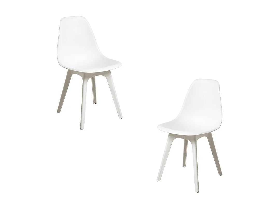 Packs Sillas Comedor - Pack 2 Sillas Kelen Suprym - Blanco