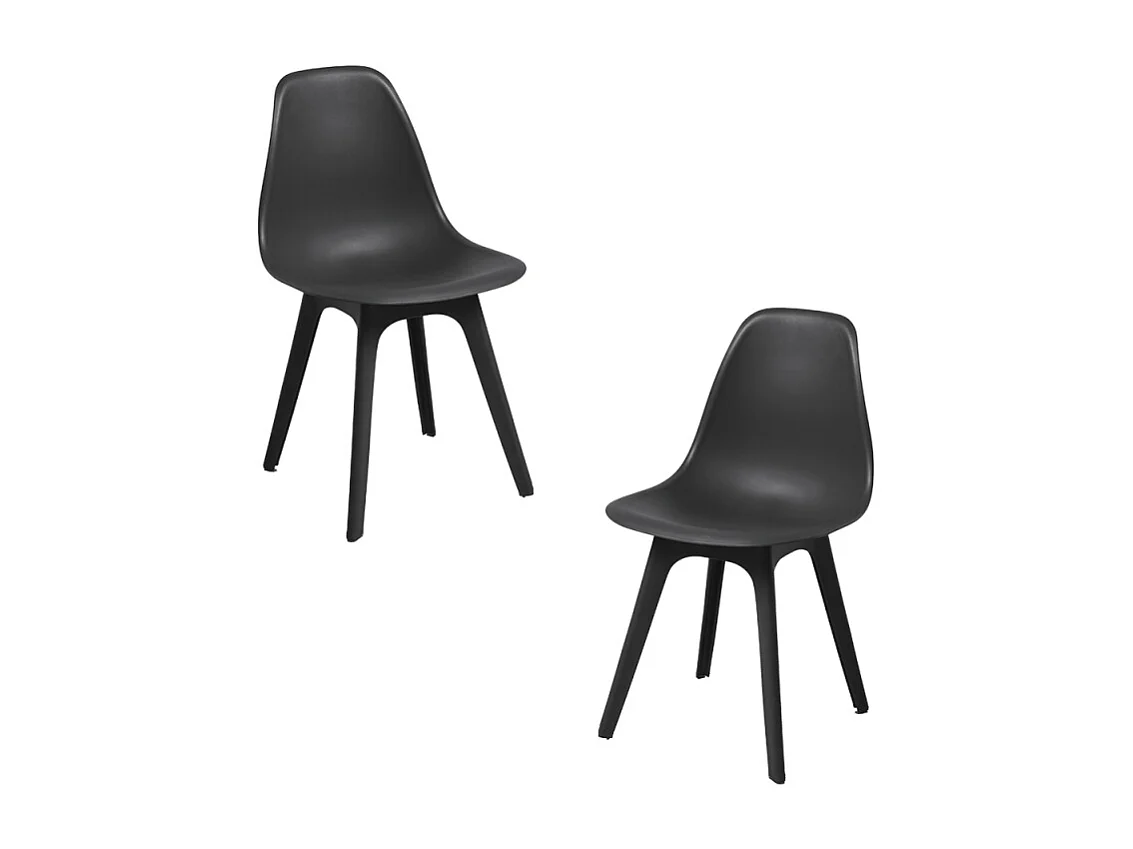 Packs Sillas Comedor - Pack 2 Sillas Kelen Suprym - Negro
