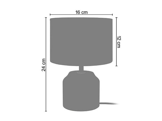 Pair de Lampes de chevet, cylindre bois  orange 24 cm.