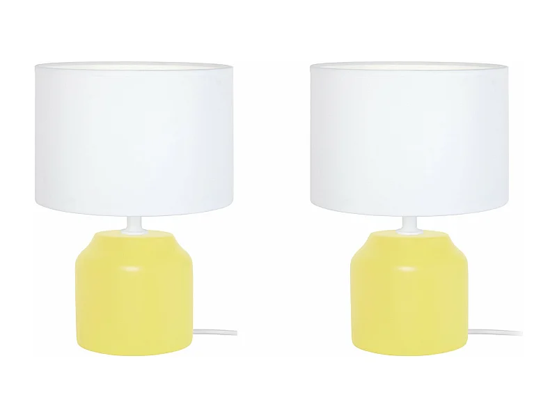 Abajur TOSEL PILZ LT2 vidro cogumelo cinza D19 x  H15  cm