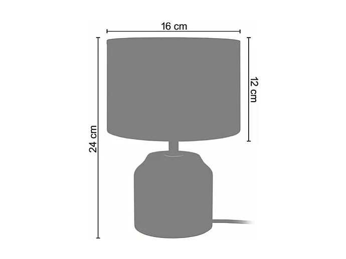 Pair de Lampes de chevet, cylindre bois  naturel 24 cm.