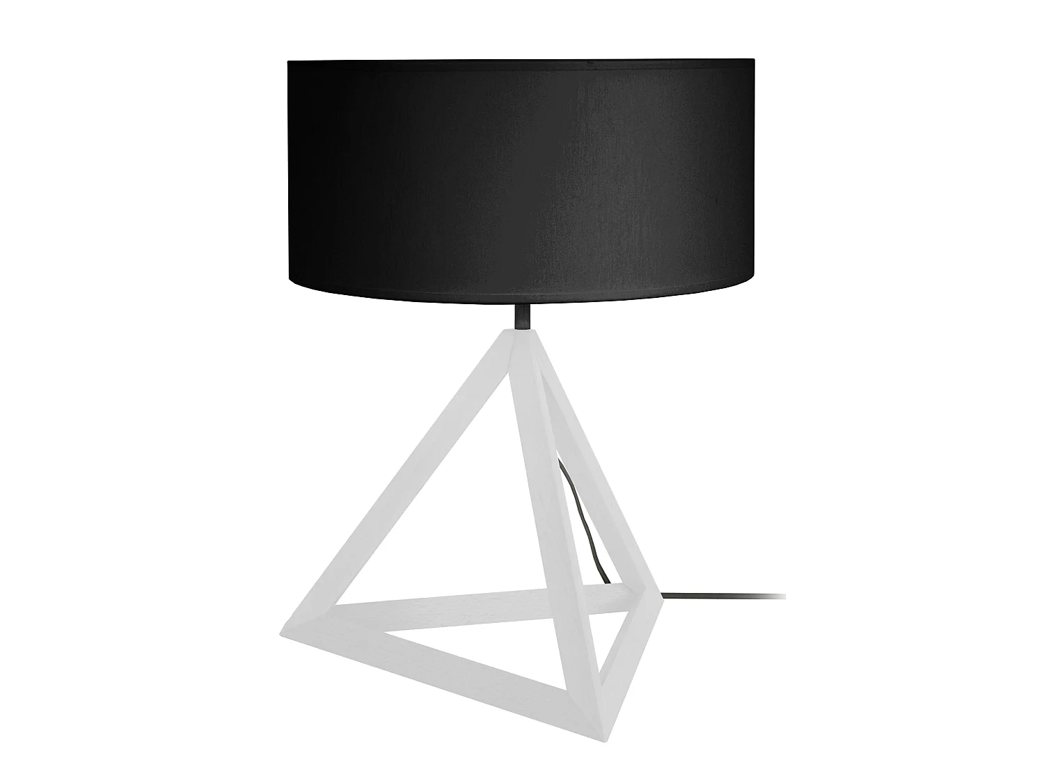 Abajur TOSEL BOIS CONE lâmpada decorativa cônico natural D11 x  H18,5  cm