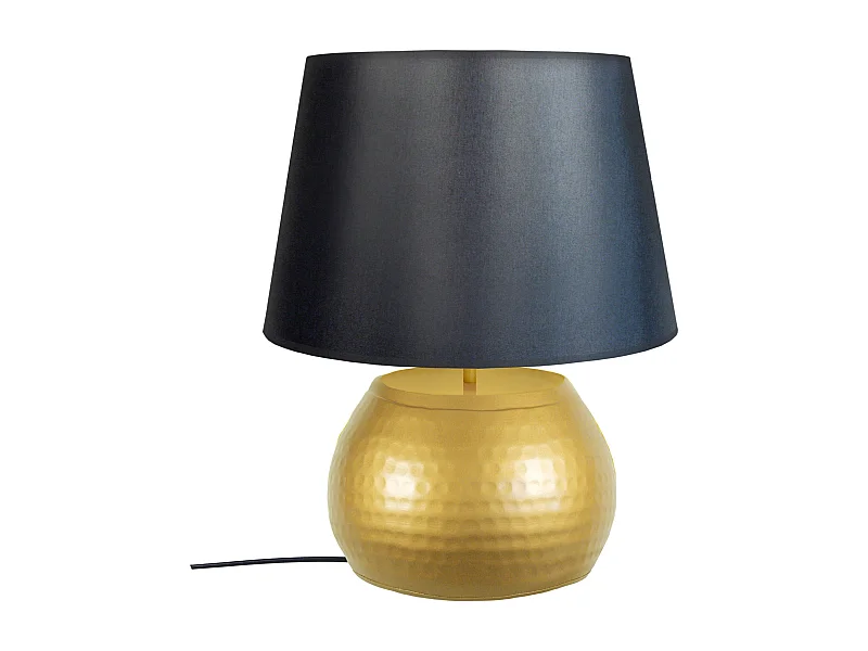 Lampe de Salon TOSEL ,métal,Doré ,H47xD40xP40cm