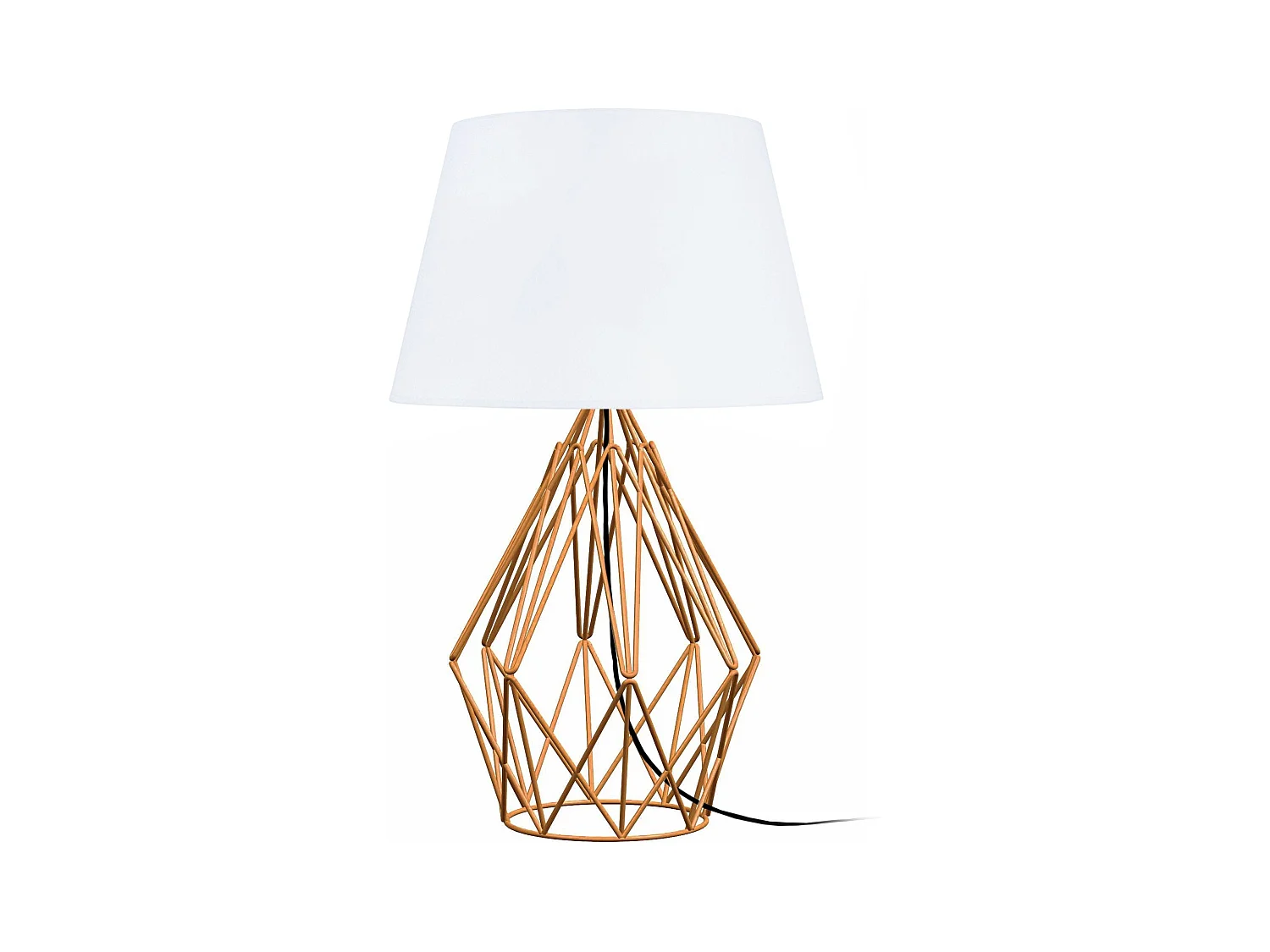 Lampe a Poser TOSEL ,métal,Cuivre ,H40xD25xP25cm