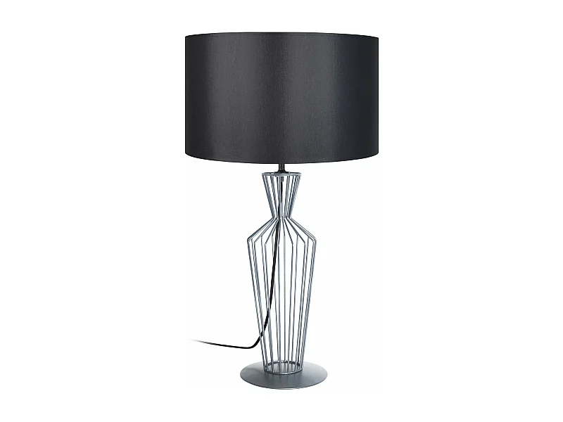 Lampe de salon filaire métal  aluminium 66 cm.